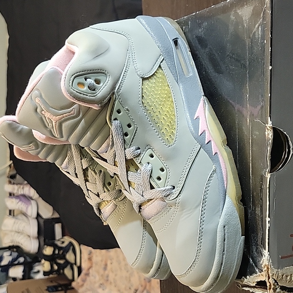 Jordan 5 Retro (GS) Rare "Shy Pink" (Stealth)  (2006) Men 6Y Women 7.5 EUC W/BOX - Picture 3 of 12